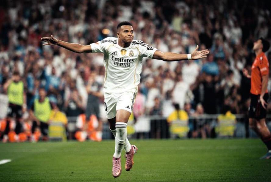 队报：姆巴佩周一参加了皇马全部训练，将随队出战曼城