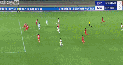 AG体育官方入口-半场：河南1-0国安，钟义浩百场破门，曹永竞射中横梁