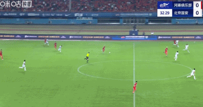 AG体育官方入口-半场：河南1-0国安，钟义浩百场破门，曹永竞射中横梁